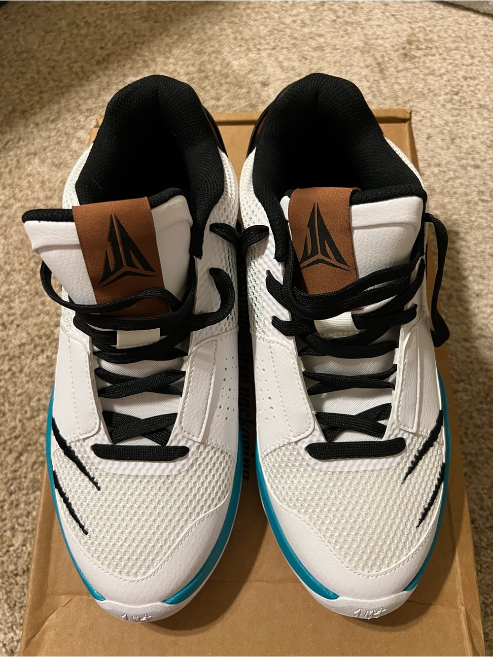 Nike JA 1 Scratch White/Black-Turbo Green Men’s Size 9 FV5957 100